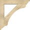 Ekena Millwork Legacy Traditional Rough Sawn Bracket w/ Offset Brace, Douglas Fir, 6"W x 30"D x 30"H BKT0604X30X30LEC01RDF - alternate 3